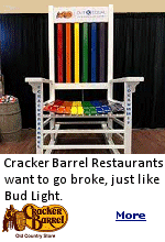 A once family friendly establishment has caved to the mob. Cracker Barrell shared a photo on Facebook of one of the rockers that traditionally sit in front of its stores with rainbow-colored slats, along with the message: ''We are excited to celebrate Pride Month with our employees and guests. Everyone is always welcome at our table.''